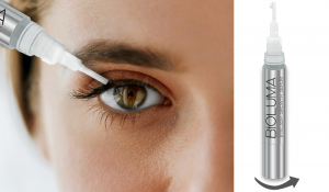 BIOLUMA eyelash growth serum application